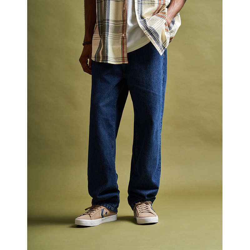 Carhartt WIP Aaron Pant – Blue (Stone Washed)