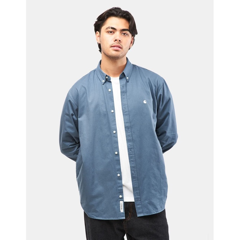 Carhartt WIP L/S Madison Shirt – Positano/Wax