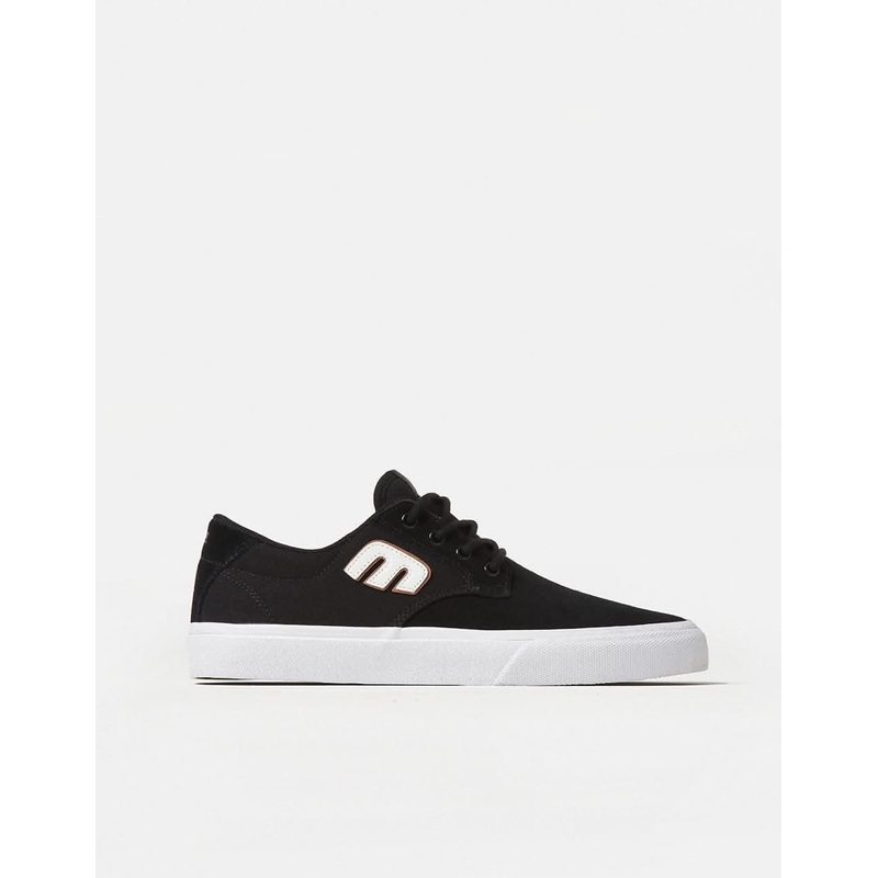 Etnies Barge Plus Skate Shoes – Black/White
