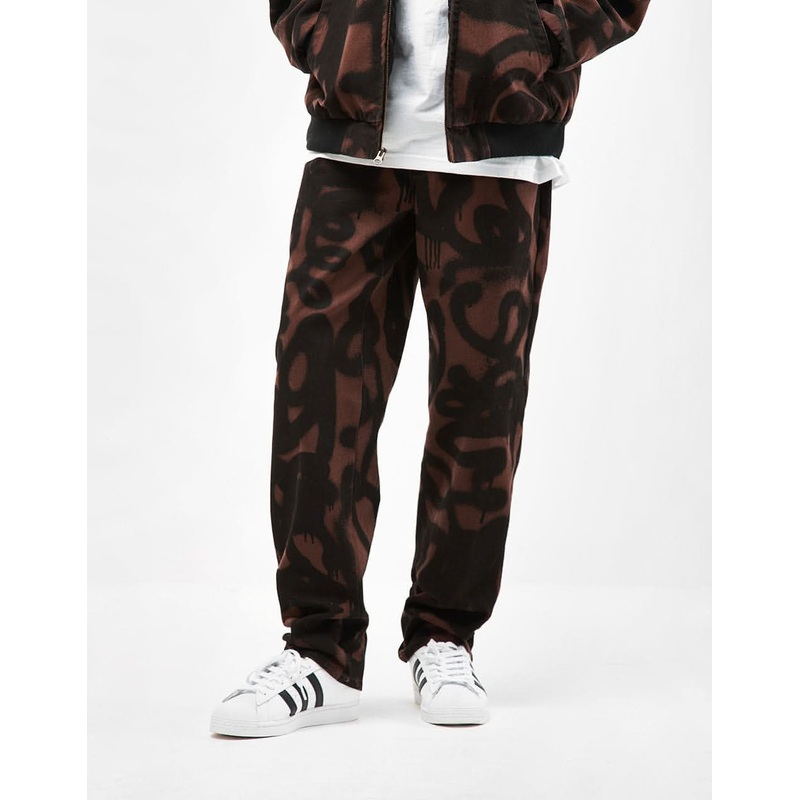 GX1000 Baggy Denim Pant – Sprayed Brown