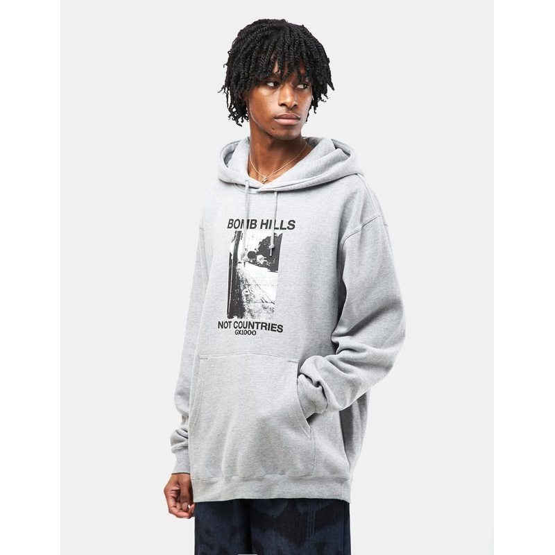 GX1000 Bomb Hills Pullover Hoodie – Heather Grey