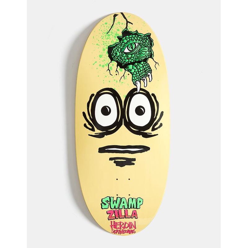 Heroin Swampy Swampzilla Skateboard Deck – 13″