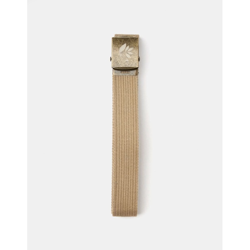 Magenta Plant Clip Belt – Beige