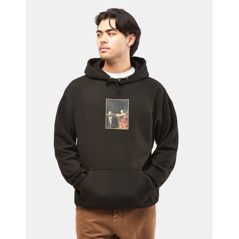 Route One MCMLXXXIX Pullover Hoodie – Deep Black