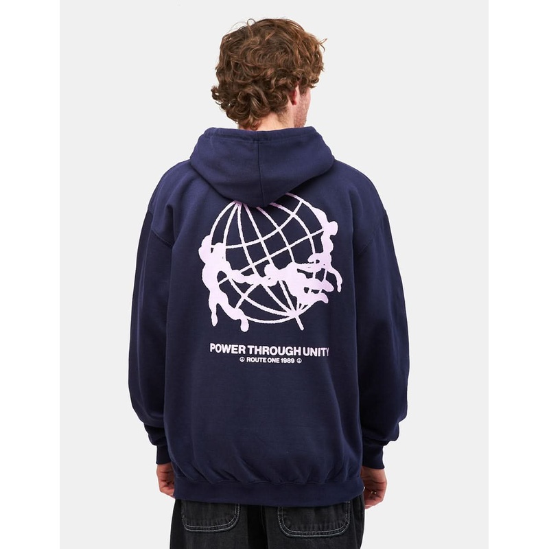 Route One Unity Pullover Hoodie – Oxford Navy