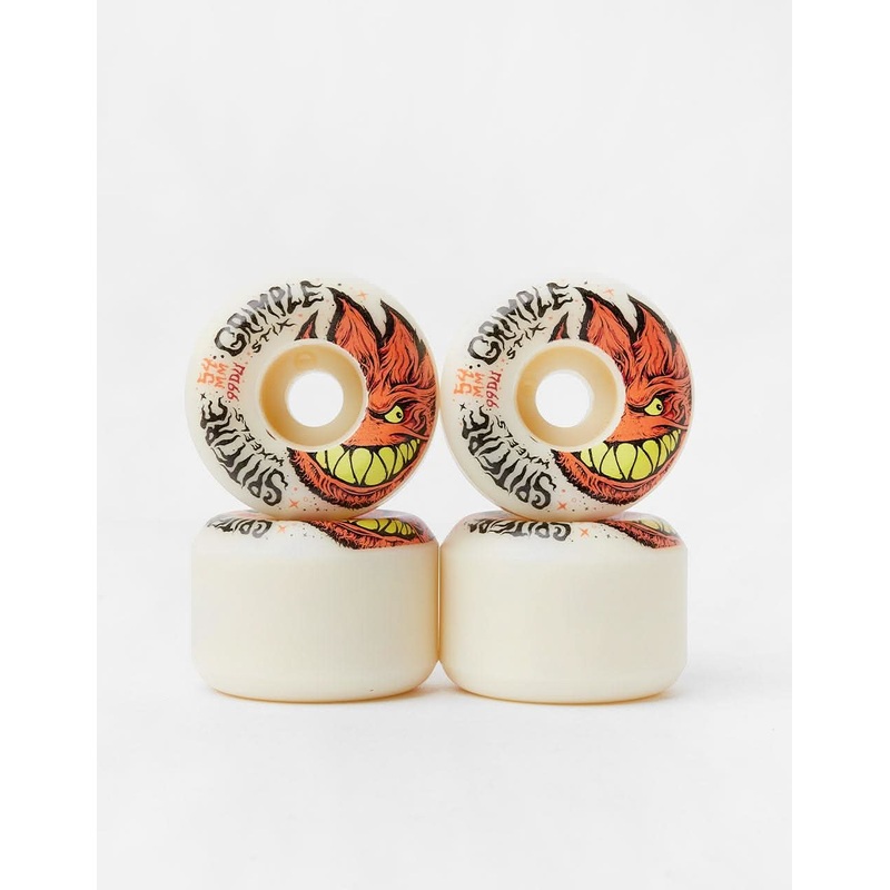 Spitfire x Grimple Stix Grimplehead Formula Four Lock-In Full 99a Skateboard Wheels – 54mm