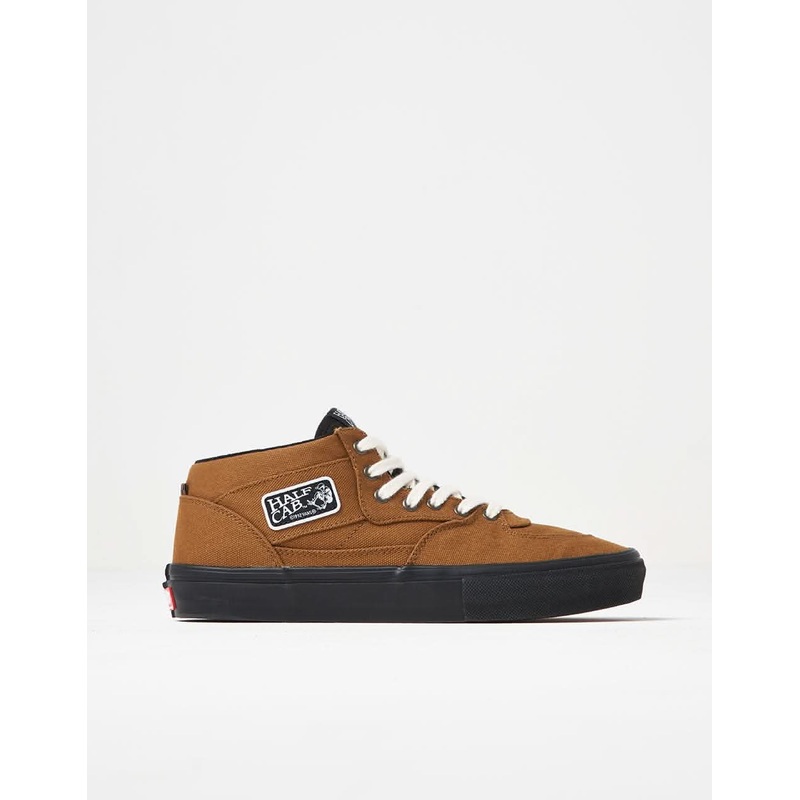 Vans Skate Half Cab R1 UK Exclusive Shoes – Duck Canvas Golden Brown/Black