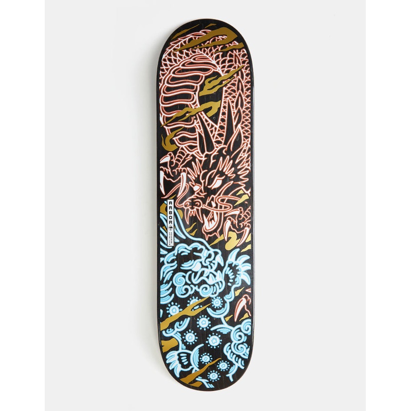 Arbor Shuriken Dragon Foo Skateboard Deck – 8.25″