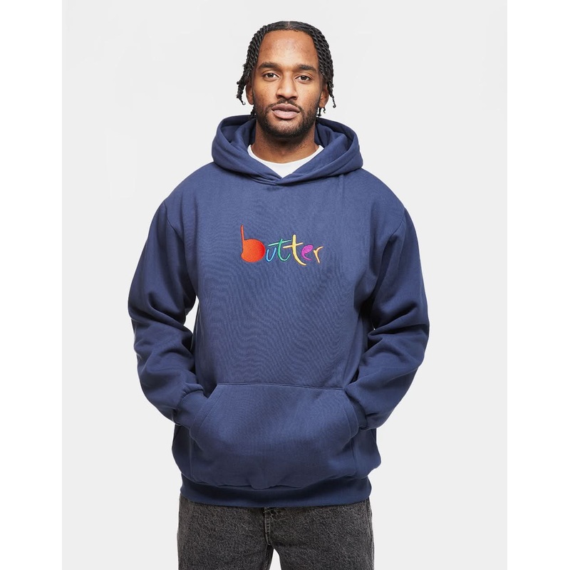 Butter Goods Art Pullover Hoodie – Navy