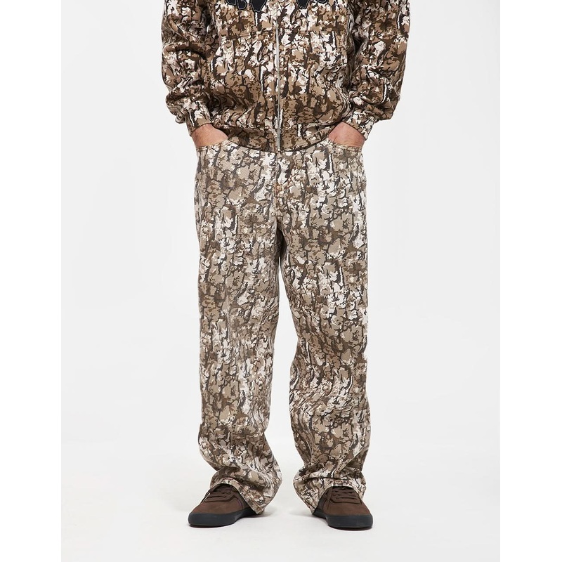 Butter Goods Bark Camo Denim Jeans – Tan
