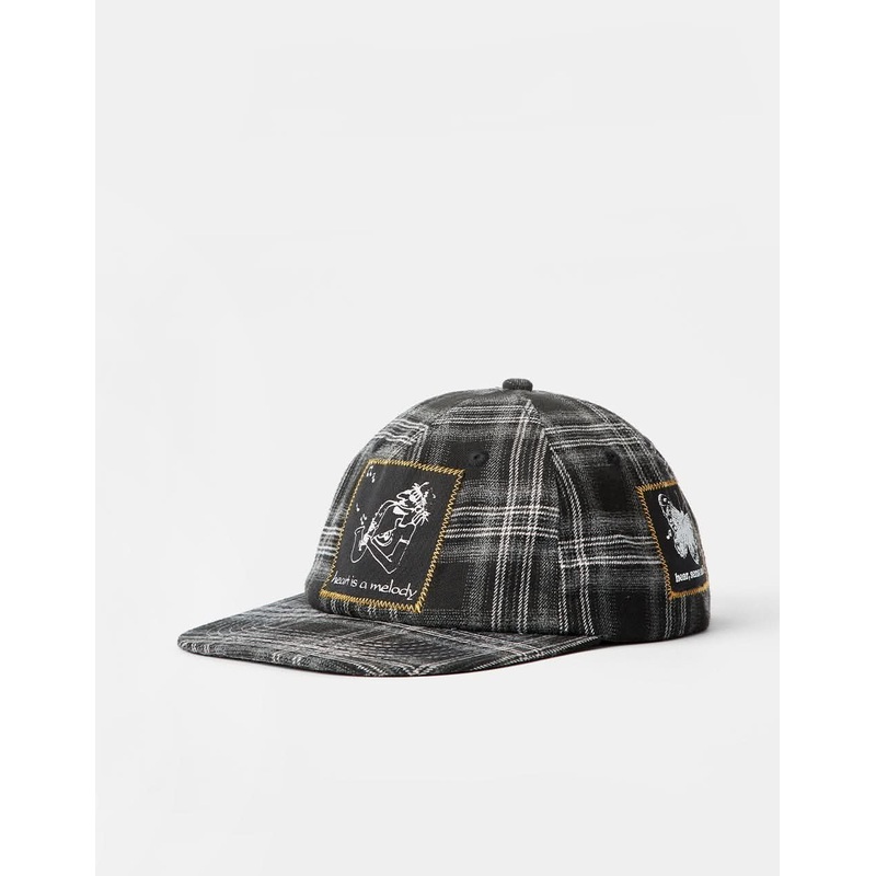 Butter Goods Melody 6 Panel Cap – Black/White