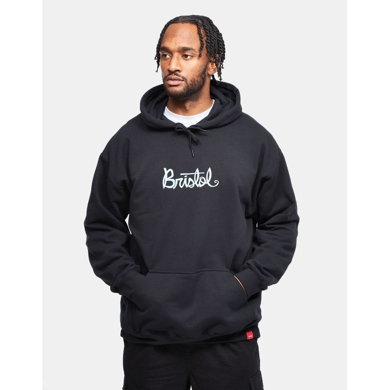 Chocolate x Route One ‘Bristol’ Flip the Script Pullover Hoodie – Black