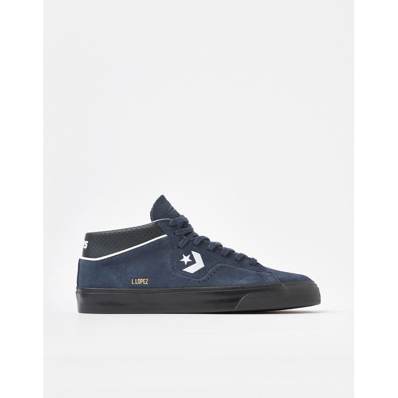 Converse Louie Lopez Mid Pro Skate Shoes – Into The Void/Black/White
