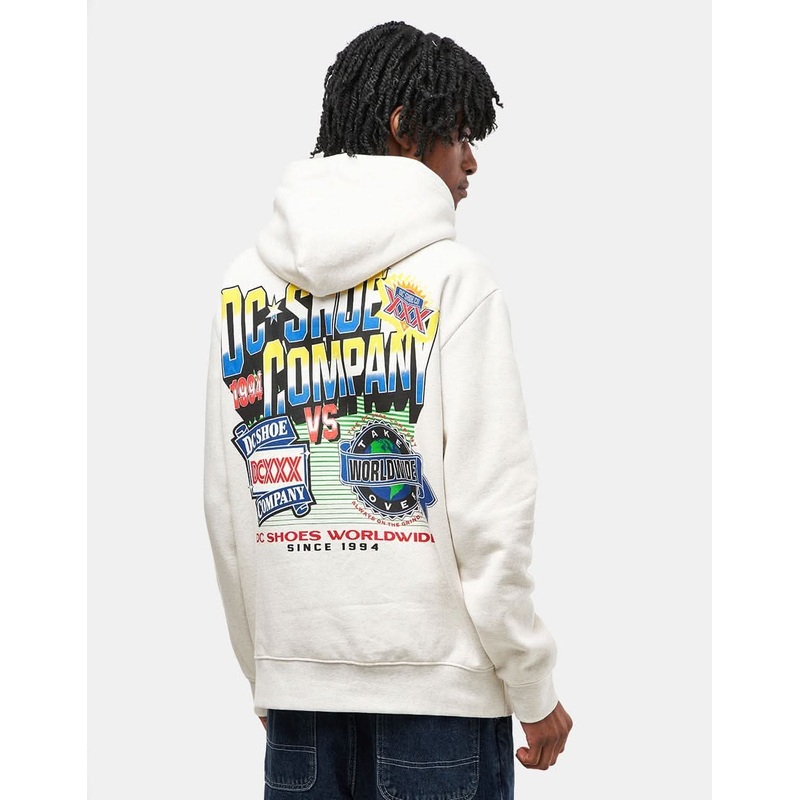 DC 94 Take Over Pullover Hoodie – Snow Heather