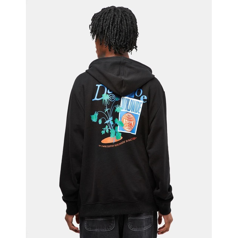 DC Transfer Pullover Hoodie – Black
