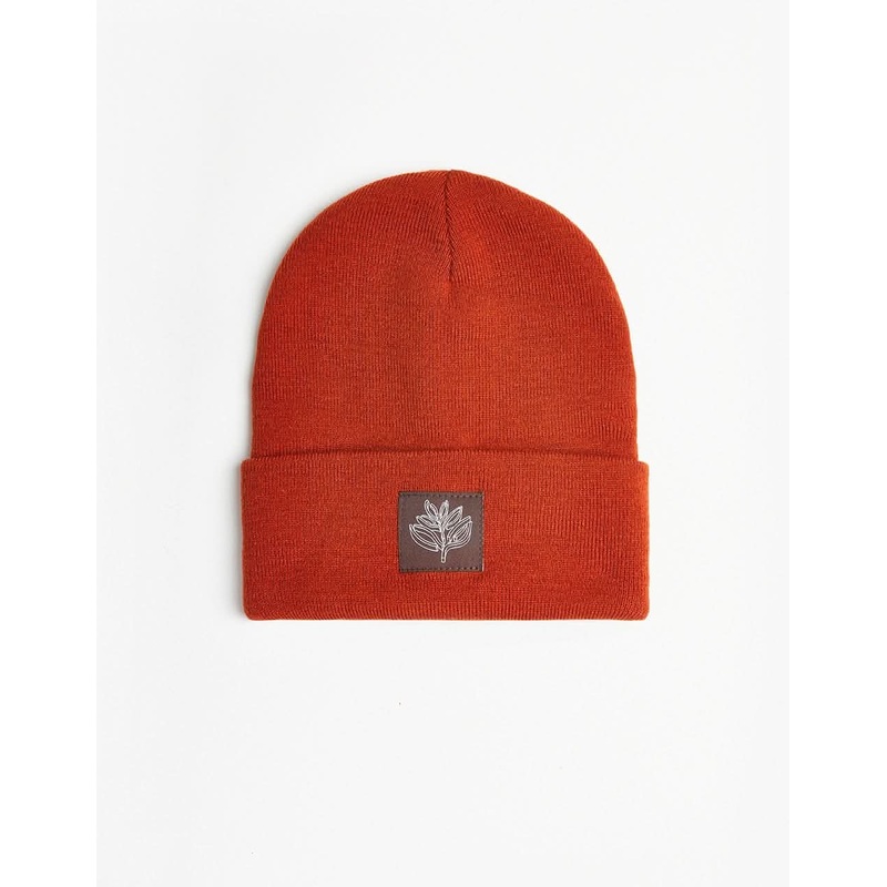 Magenta Brutalista Beanie – Orange