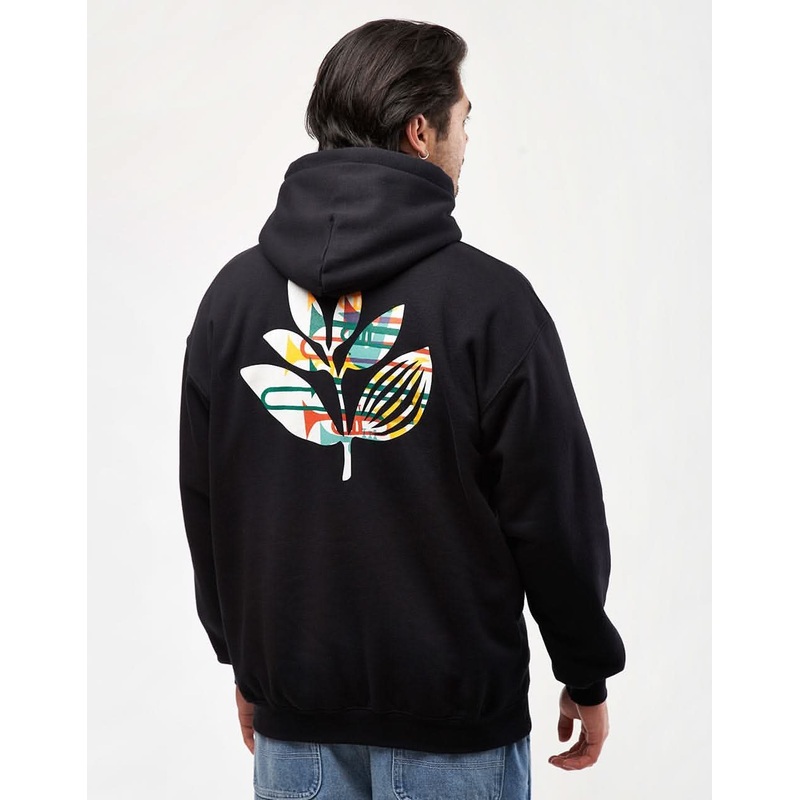 Magenta Jazz Pullover Hoodie – Black