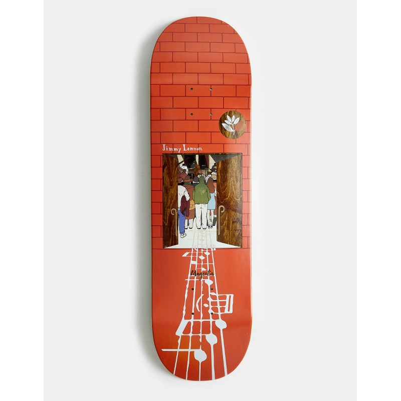 Magenta Lannon City Jazz Skateboard – 8.6″