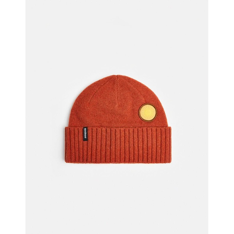 Patagonia Brodeo Beanie – Spirited Sun/Burnished Red
