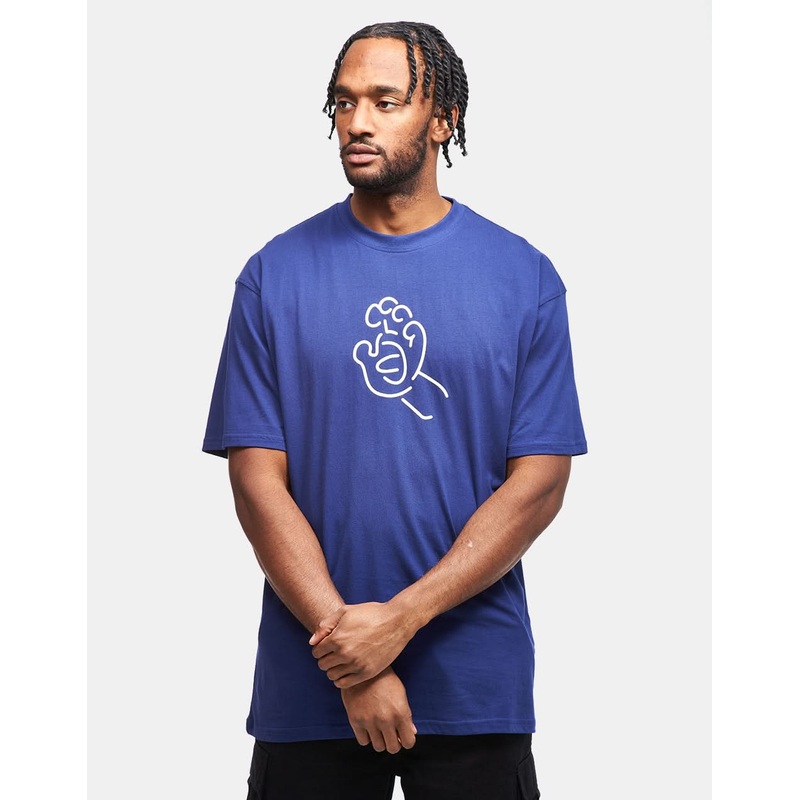Santa Cruz Contour Hand T-Shirt – Deep Cobalt