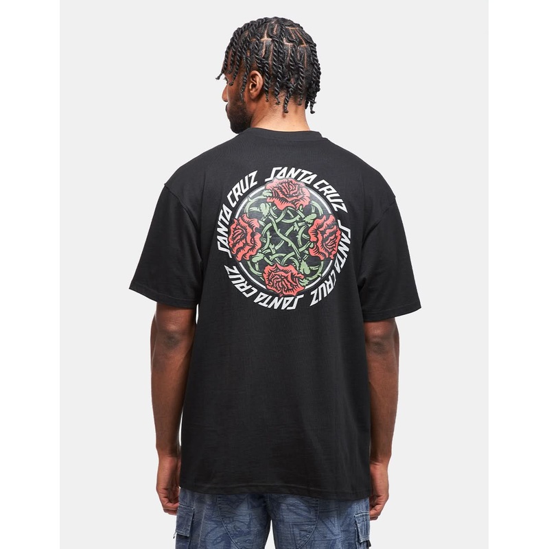 Santa Cruz Dressen Roses Solo T-Shirt – Black