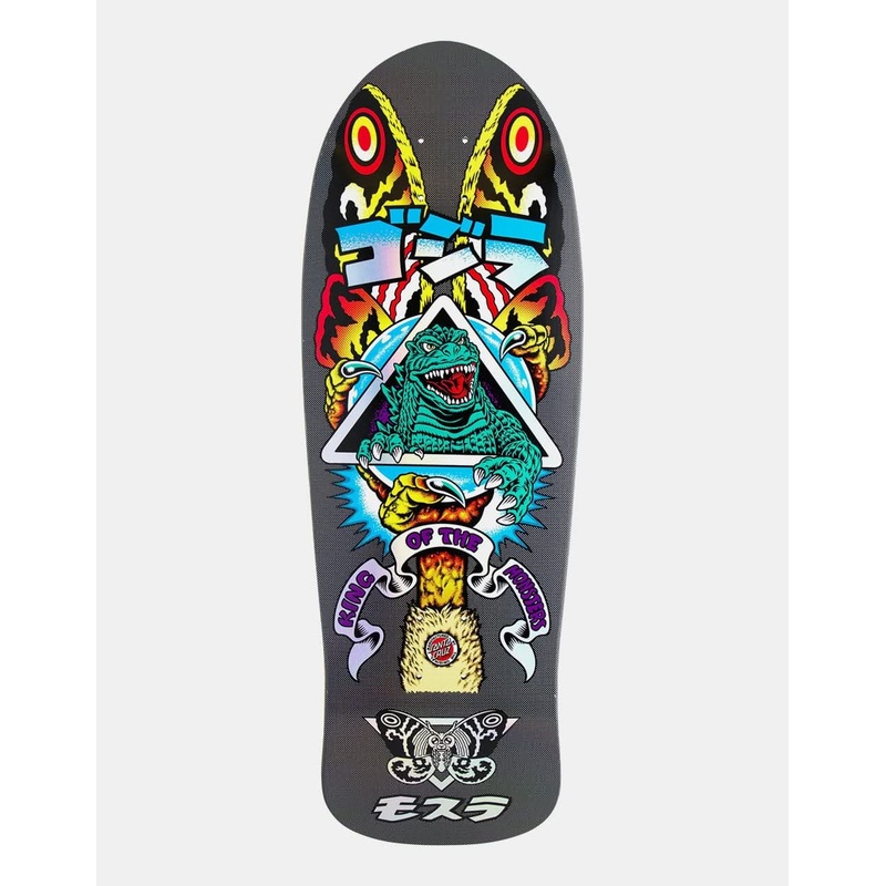 Santa Cruz x Godzilla Mothra Natas Skateboard Deck – 10.538″