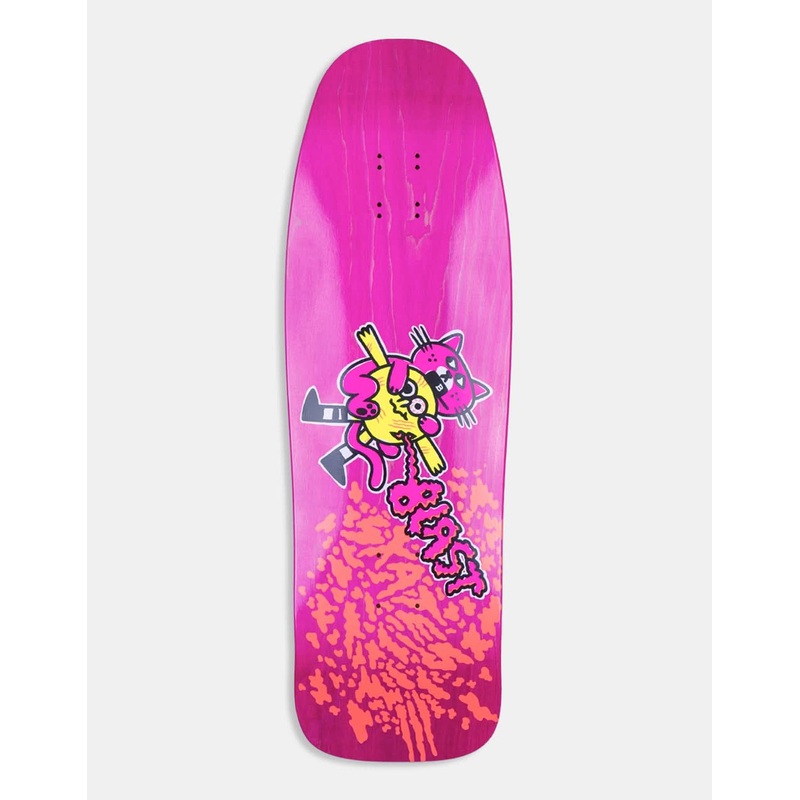 Blast Skates Pink Pussy Cat CS Skateboard Deck – 9.75″
