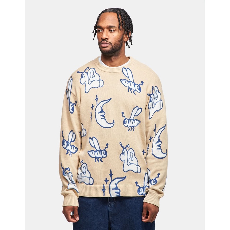 Butter Goods Critter Knitted Sweater – Sand