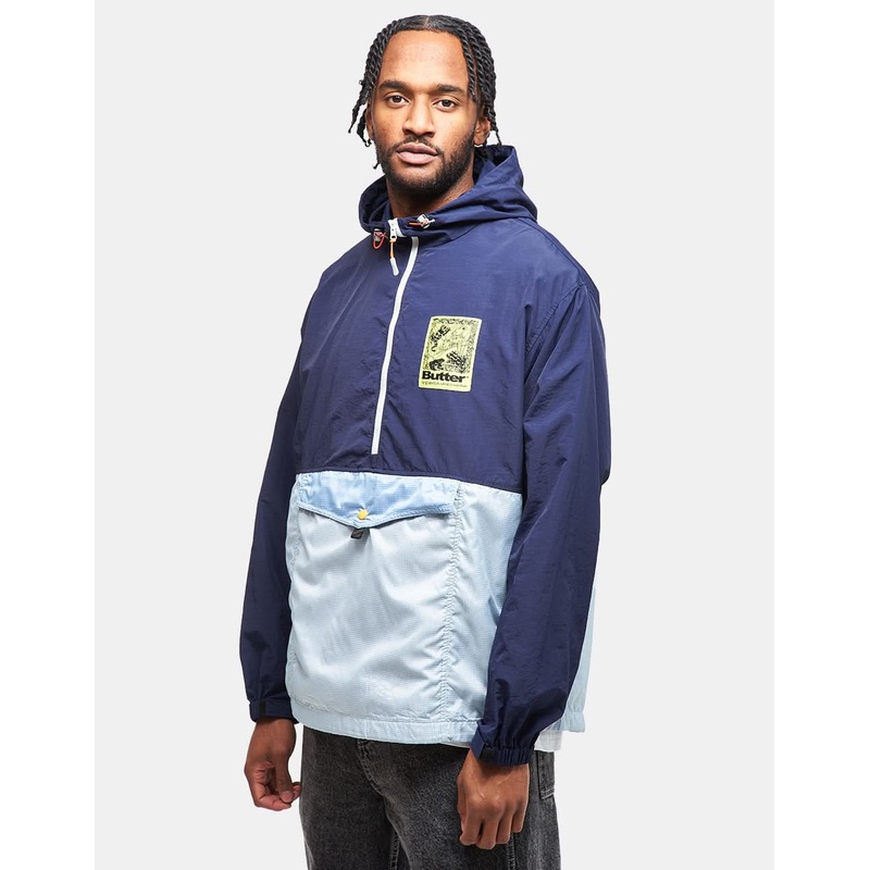 Butter Goods Ripstop Paneled Jacket – Navy