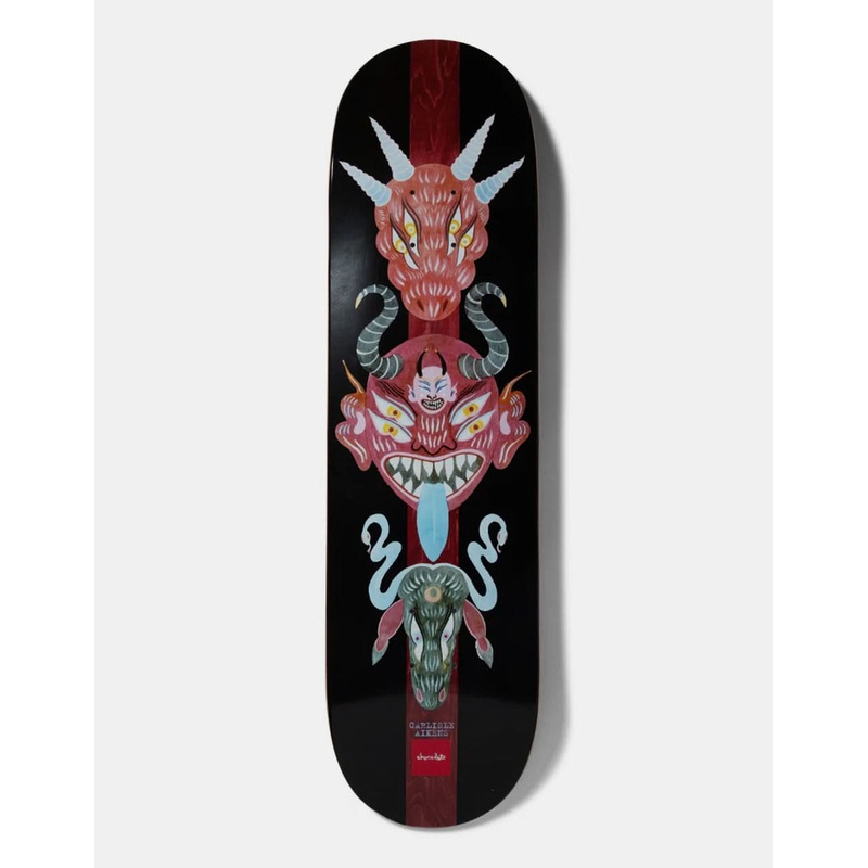 Chocolate Aikens Dog Perfume Mask G023 Skateboard Deck – 8.125″
