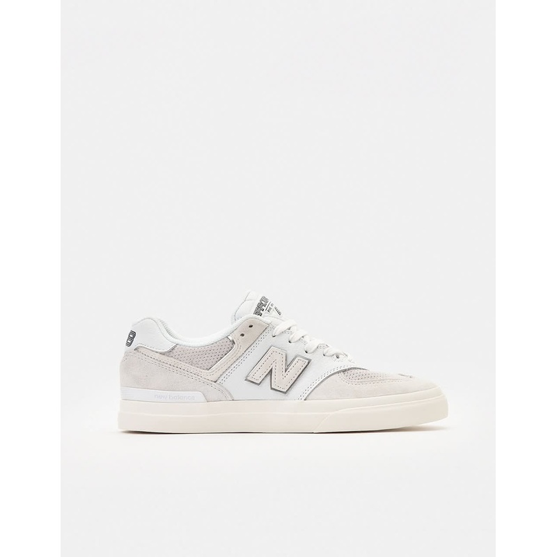 New Balance Numeric x Arrow & Beast 574 Vulc Skate Shoes – White