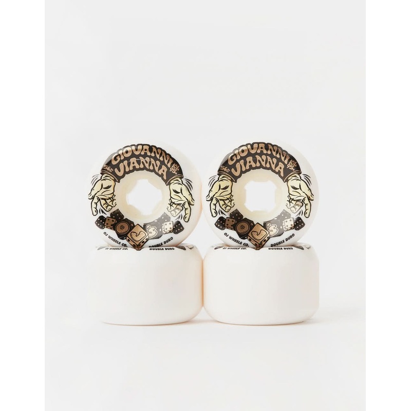 OJ Vianna High Roller Double Duro 101a/95a Skateboard Wheels – 56mm