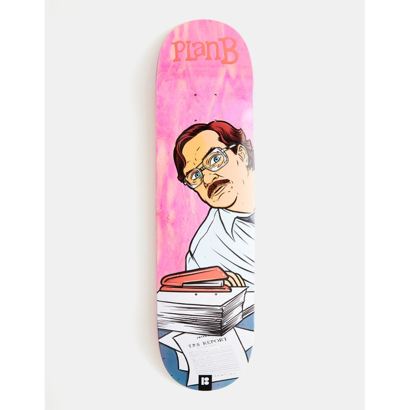 Plan B Milton ‘Office Space’ Skateboard Deck – 8.25″