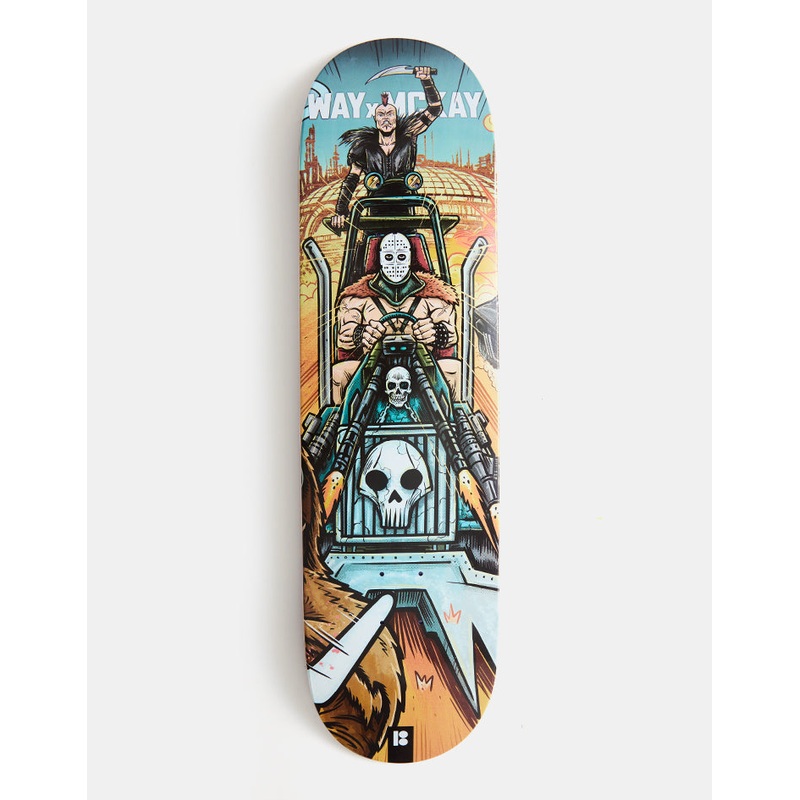 Plan B Way x McKay Supercharged ‘Mad Max’ Skateboard Deck – 8.5″