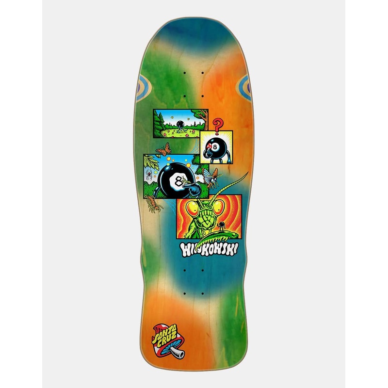 Santa Cruz Winkowski 8Ballr Comic Shaped Skateboard Deck – 10.35″