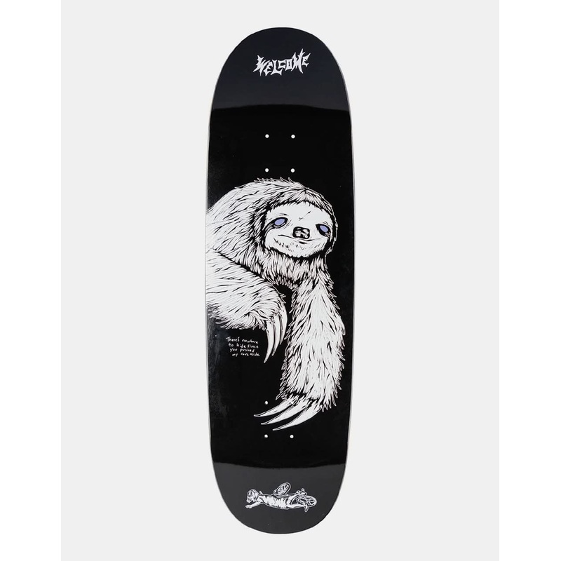 Welcome Sloth on Boline 2.0 Skateboard Deck – 9.5″