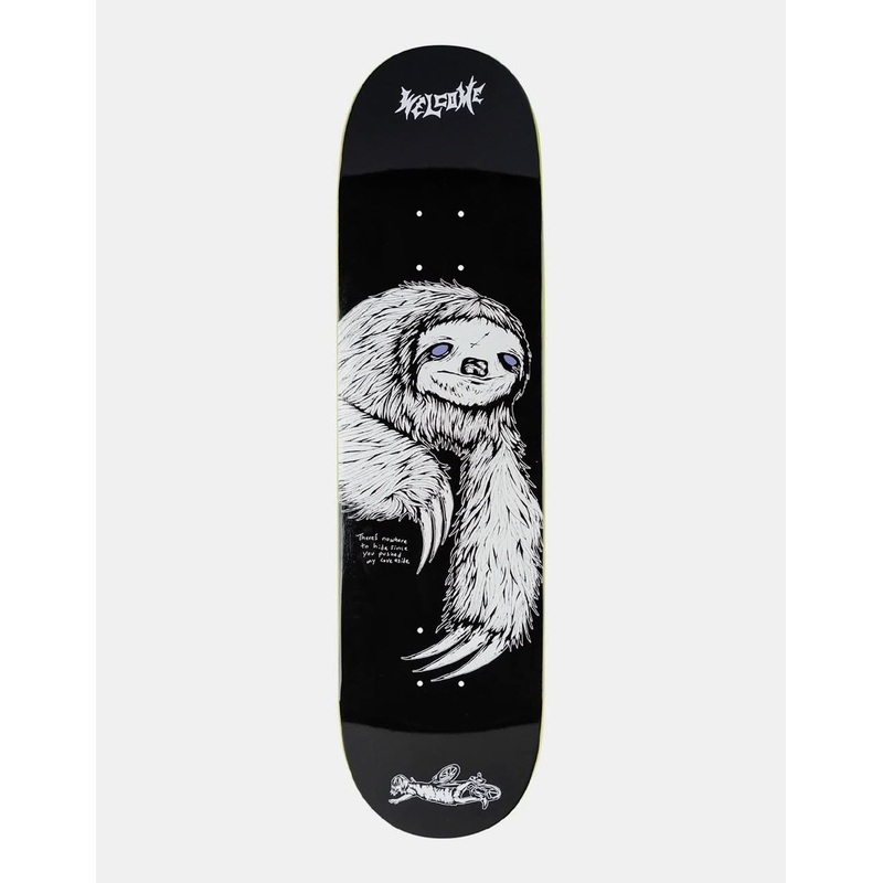 Welcome Sloth on Popsicle Skateboard Deck – 8.25″