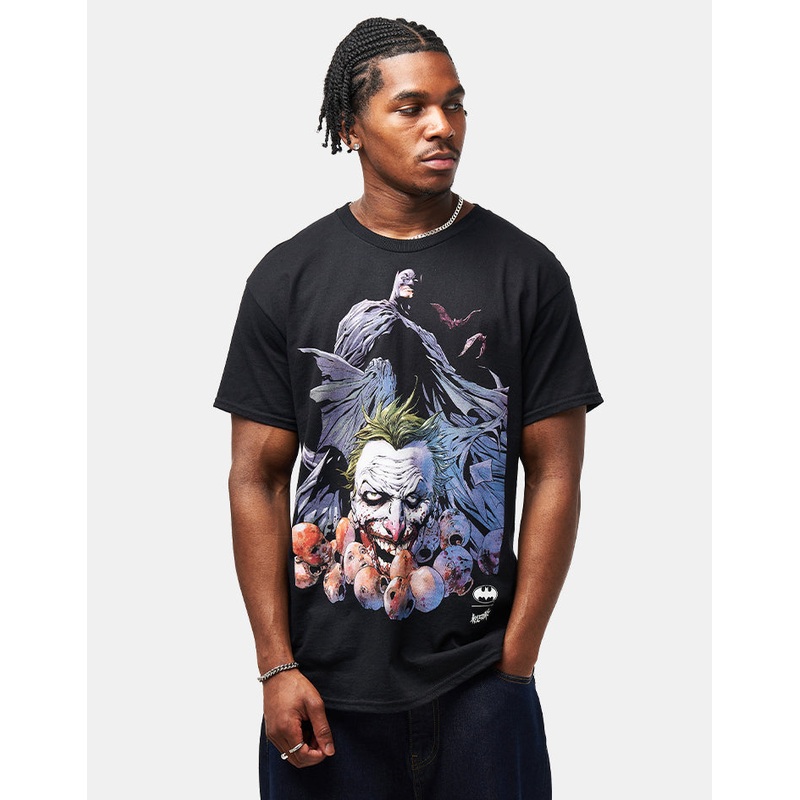 Welcome x Batman Heads Up T-Shirt – Black