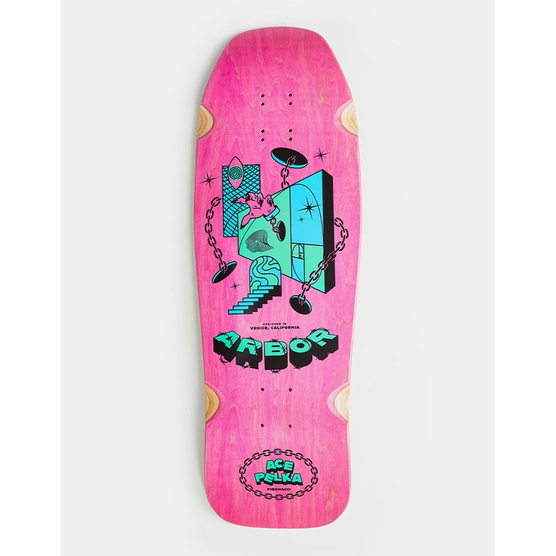 Arbor Ace Pelka Fibonacci Skateboard Deck – 10″