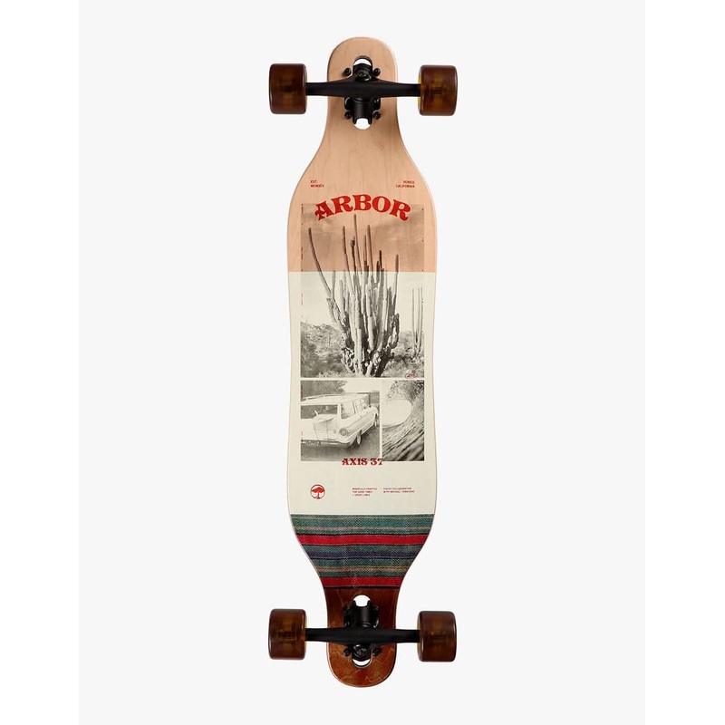 Arbor Photo Axis Drop Through Longboard – 37″ x 8.5″