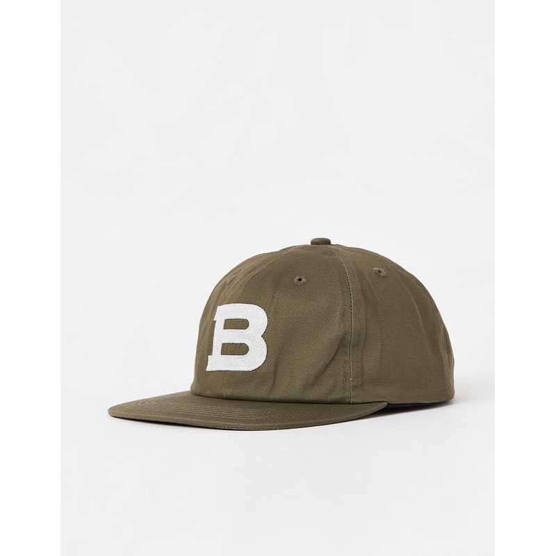 Blast Skates Felt ‘B’ 6 Panel Cap – Forest