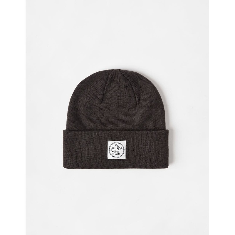 Blast Skates Round Logo Beanie – Dark Grey