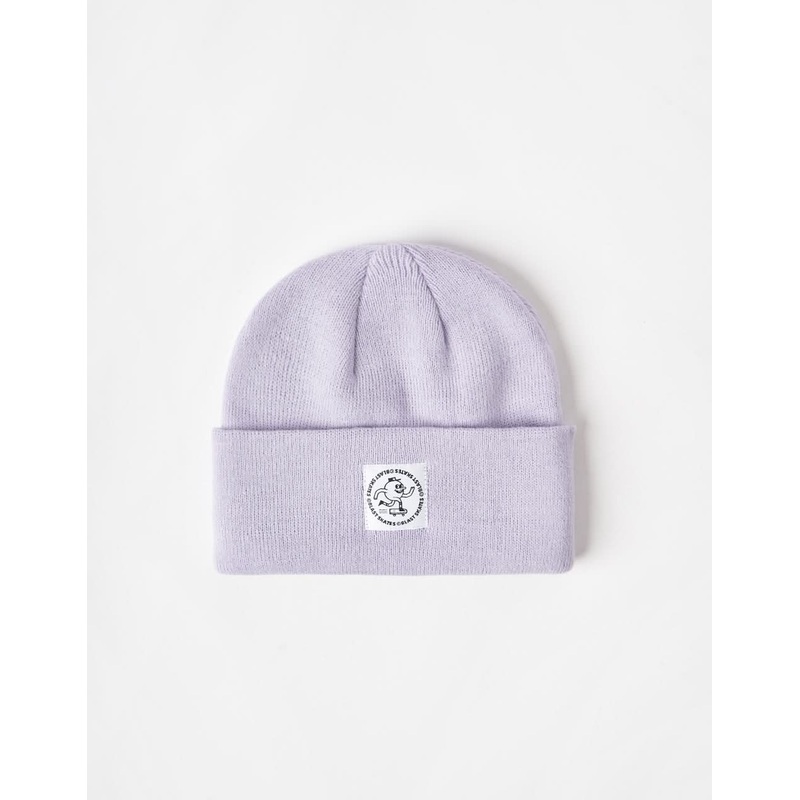 Blast Skates Round Logo Beanie – Lilac