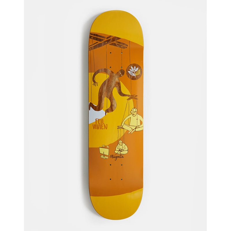 Magenta Feil Extravision Skateboard Deck