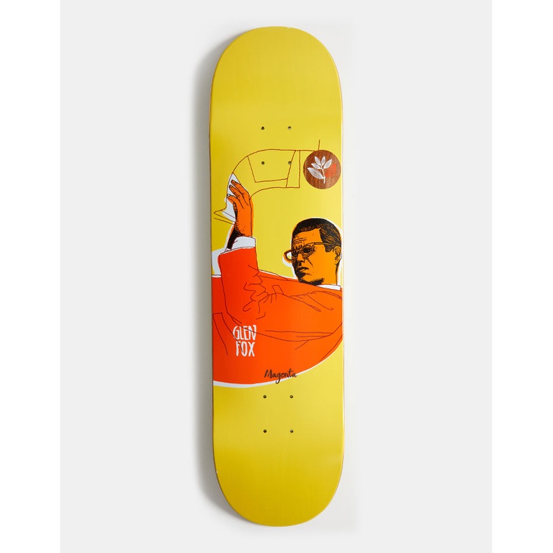 Magenta Fox Free Jazz Skateboard Deck