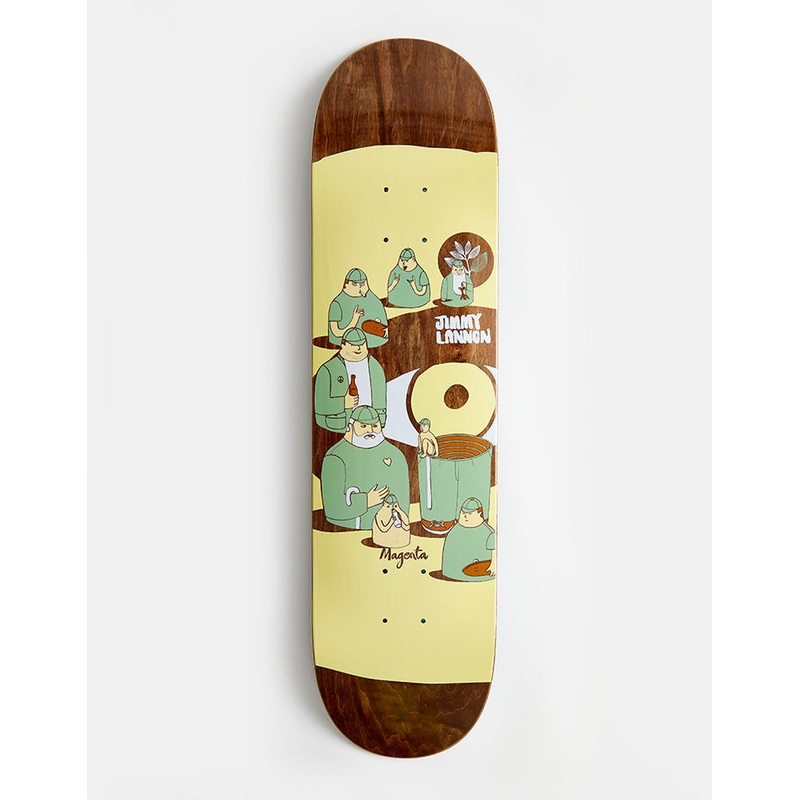 Magenta Lannon Extravision Skateboard Deck
