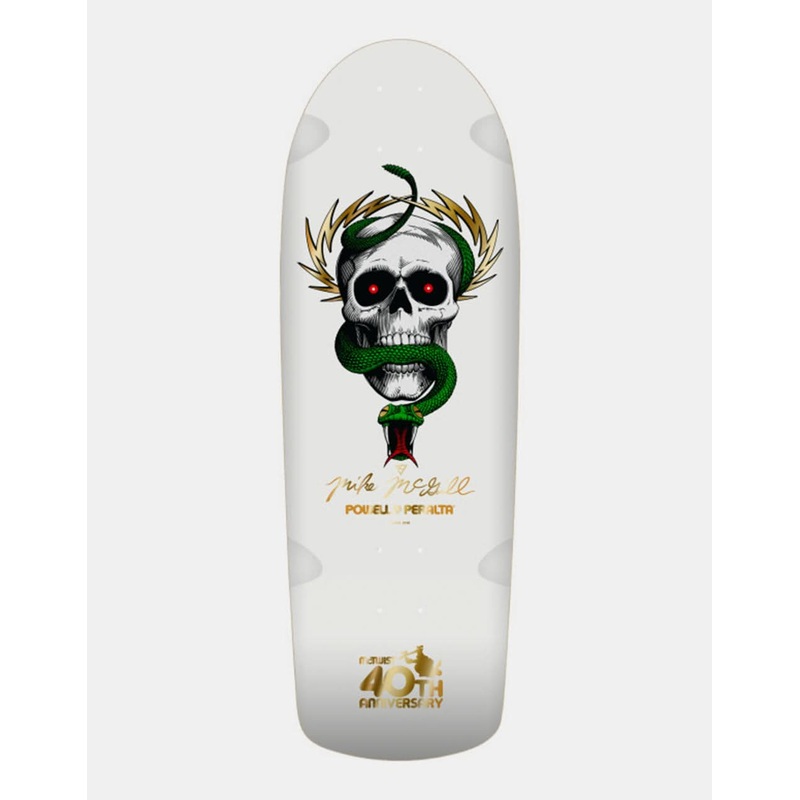 Powell Peralta McGill OG Skull & Snake ’15’ McTwist 40th Anniversary Skateboard Deck – 10″