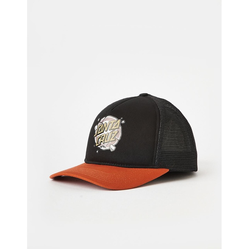 Santa Cruz Roskopp Destruct Dot Cap – Black/Pumpkin