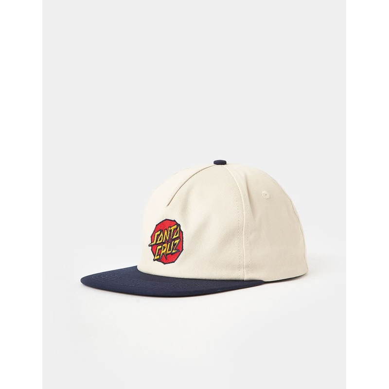 Santa Cruz Scratched Dot Cap – Calico/Deep Cobalt