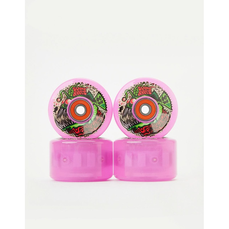 Slime Balls Angler Light Ups OG Slime 78a Skateboard Wheels – 60mm